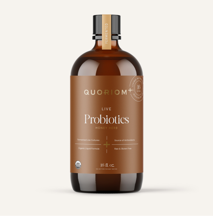 Quoriom+ Liquid Probiotic, Honey Herb 16 oz