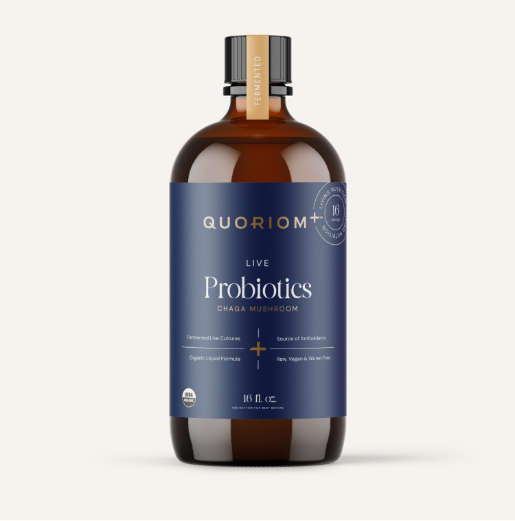 Quoriom+ Liquid Probiotic, Chaga 16 oz